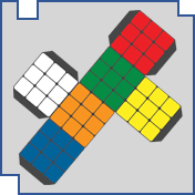 flat 80s cube Funny T-Shirt